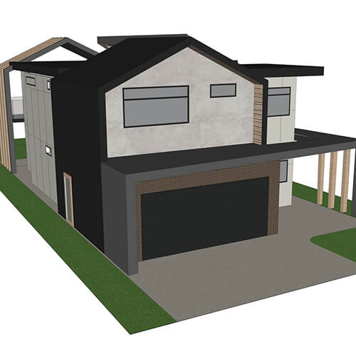 Exterior Rendering - 1241 Ladner Road