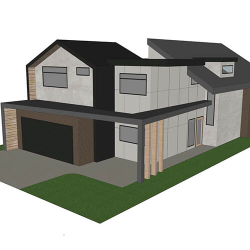 Exterior Rendering - 1241 Ladner Road