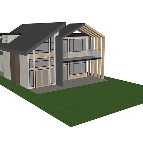 Exterior Rendering - 1241 Ladner Road