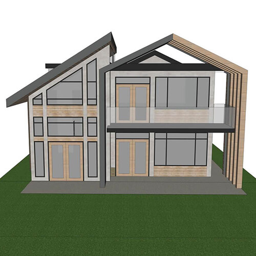 Exterior Rendering - 1241 Ladner Road