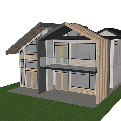 Exterior Rendering - 1241 Ladner Road