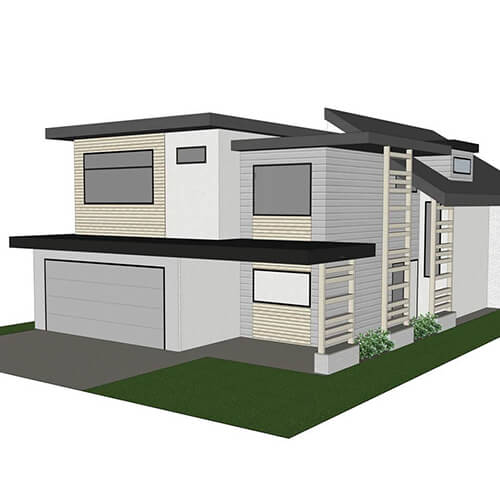 Exterior Rendering - 1251 Ladner Road