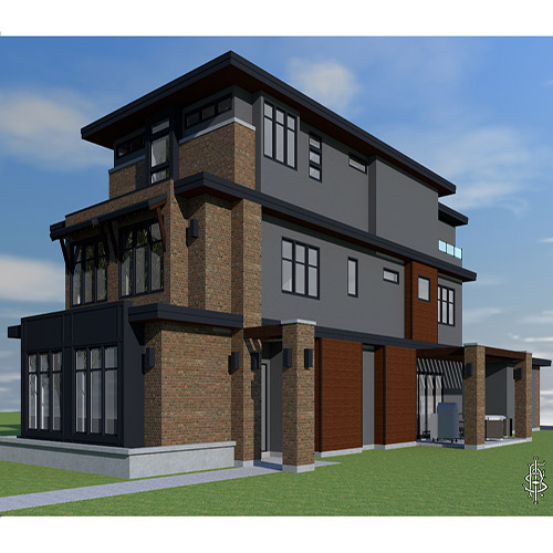 Exterior Rendering - 615 Francis Avenue
