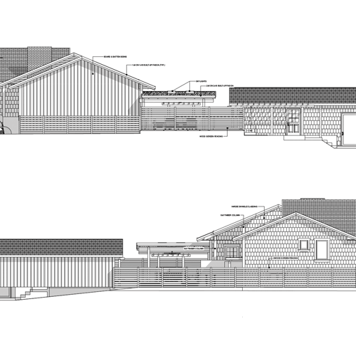 Exterior Home Renovation Rendering - Robin Way