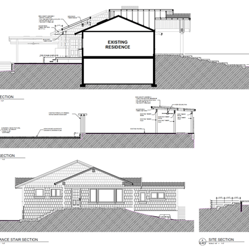 Exterior Home Renovation Rendering - Robin Way