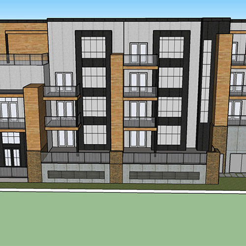 Front Rendering - 2257 Speer Street